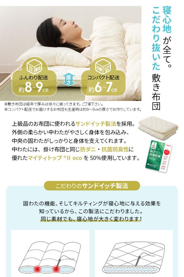 日本製 強力 防ダニ 布団6点セット シングルサイズ クラッセゼロ