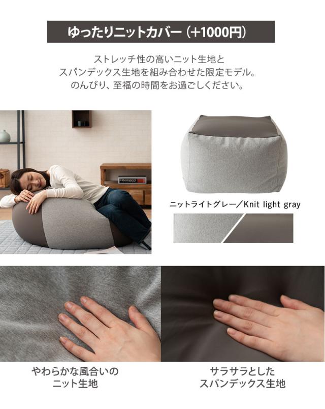 ビーズクッション キューブ Mサイズ 専用カバー 大きい クッション 背もたれ ソファ