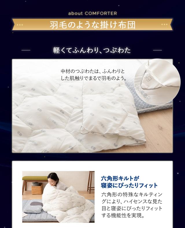 LUXE 布団3点セット シングル 折りたたみ 3つ折り マットレス 掛け布団 枕