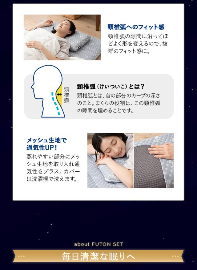 LUXE 布団3点セット シングル 折りたたみ 3つ折り マットレス 掛け布団 枕