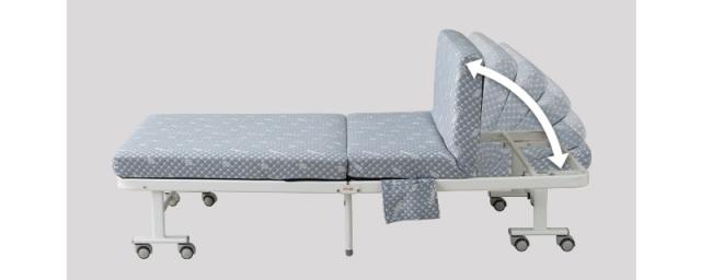 折りたたみ ベッド MEHOL メホール セミシングルサイズ ロータイプ ハイタイプ リクライニング 完成品