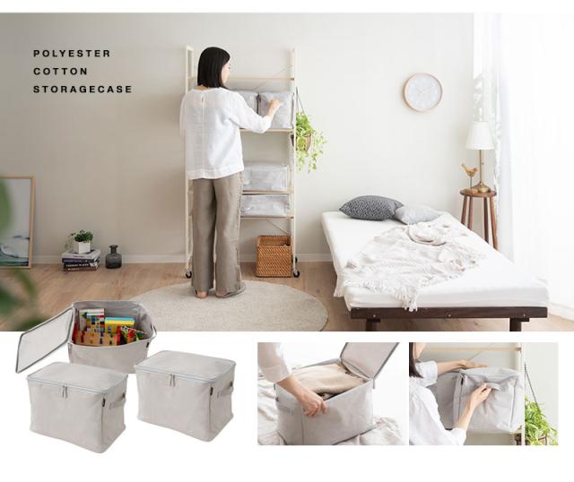 便利収納ケース 3点セット 破けにくい 衣類 雑貨 小物 おもちゃ 小分け 整理 衣替え 引っ越し 新生活 オフシーズン