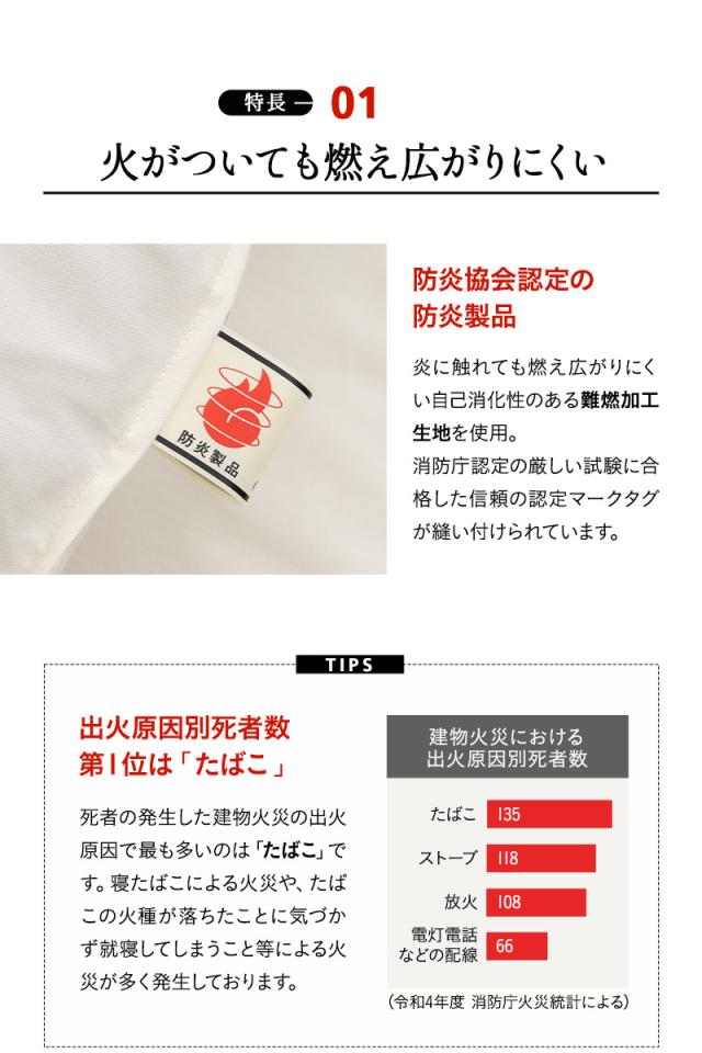 防炎 難燃 ベッドパッド 敷きパッド 敷き布団カバー シングル 日本製 綿混 洗える 低刺激 燃え広がりにくい 防炎寝具