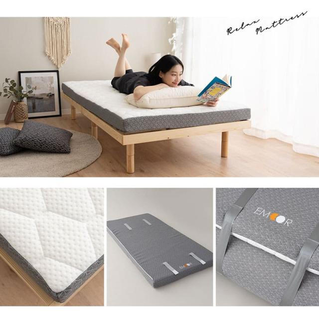 リラックスマットレス プロファイルマットレス ロールマットレス セミシングル シングル 丸巻き ロール式 一体型 RELAX