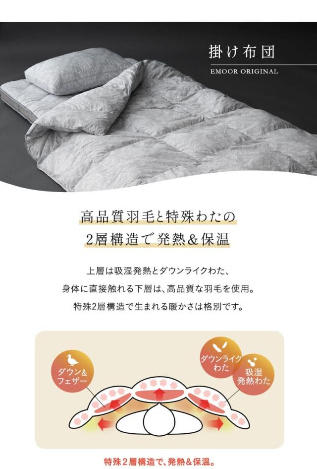 布団3点セット シングル 掛け布団 敷き布団 枕 DONSU