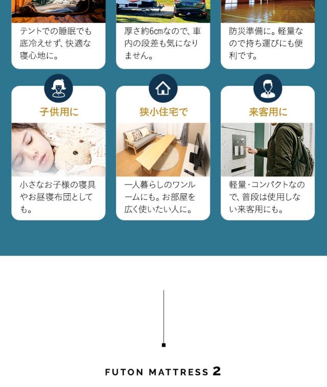 布団マットレス ごろ寝布団 ごろ寝マットレス コンパクトマットレス コンパクトショート 車中泊 アウトドア 子供用 ごろ寝 LUXE