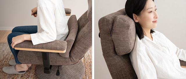 あかり プレミアム 回転高座椅子 リクライニングチェア パーソナルチェア 疲れにくい