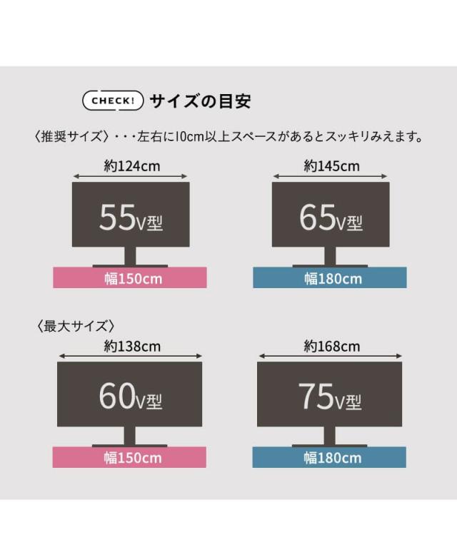 HEIM ヘイム テレビボード テレビ台 ローボード 幅180cm セラミック調 フラップタイプ 収納扉 大容量