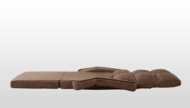 肘付き 座椅子 リクライニングチェア ソファ チェア オットマン ベッド 3WAY 一人用 コンパクト Mollet