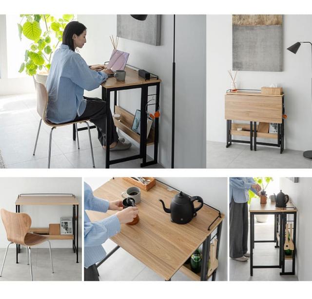 たたむデスク フレームタイプ PCデスク 折りたたみデスク キッズデスク 勉強机 折りたたみ デスク 机 子供用 キッチン