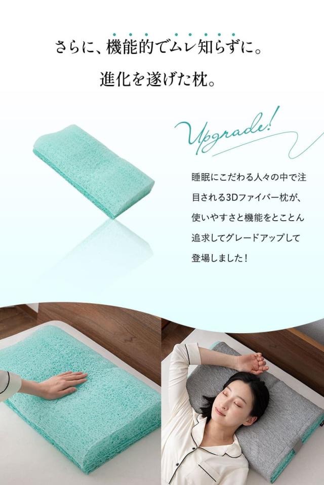 スカイブリージー ピロー 枕 36×54cm 抗ウィルス 通気性抜群 3Dファイバー SKY BREEZY