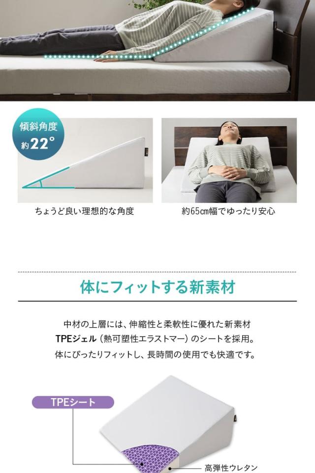 傾斜枕 足枕 背あて 姿勢安定 体位変換 体位保持 床ずれ防止 介護 リハビリ 高齢者