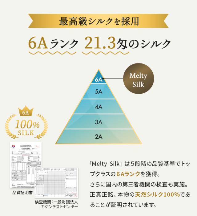 天然シルク100％ ナイトキャップ ゴム式 ロングヘア対応 美髪 艶髪 Melty Silk