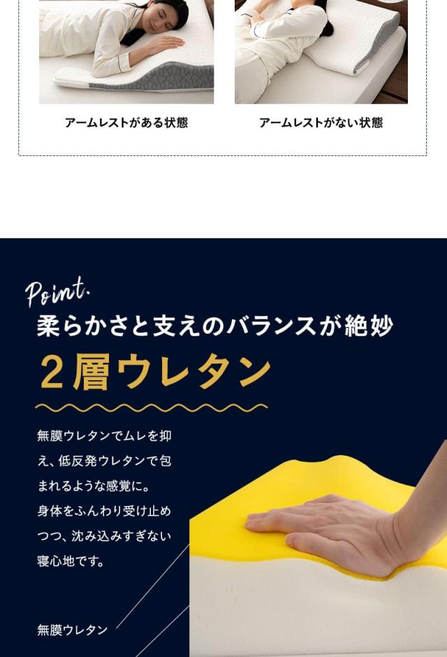 プレミアム ボディアッパーピロー 85×75cm 横向き寝対応 高さ調節可能 PREMIUM