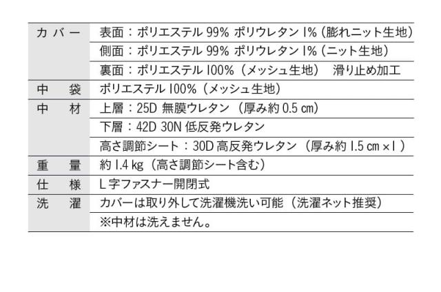 プレミアム ボディアッパーピロー 85×75cm 横向き寝対応 高さ調節可能 PREMIUM