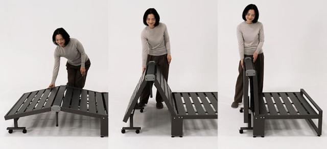 三つ折りマットレス専用 折りたたみベッド FARBLE ファーブル TATAMU