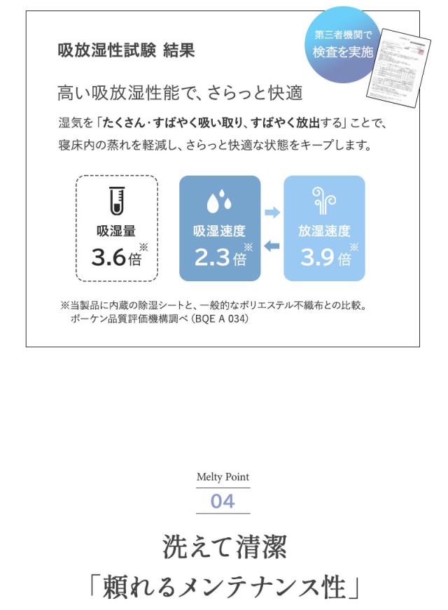オーバーレイ 敷きパッド とろみ冷感 Melty Cool