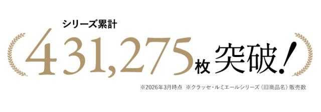 クラッセ・ルミエール シリーズ累計販売数
