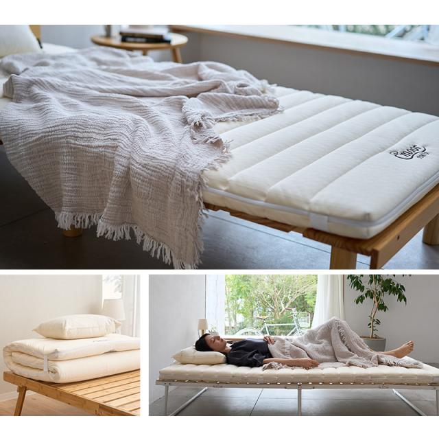 布団マットレス 幅97cm シングル 収納バンド付き Futon Mattress