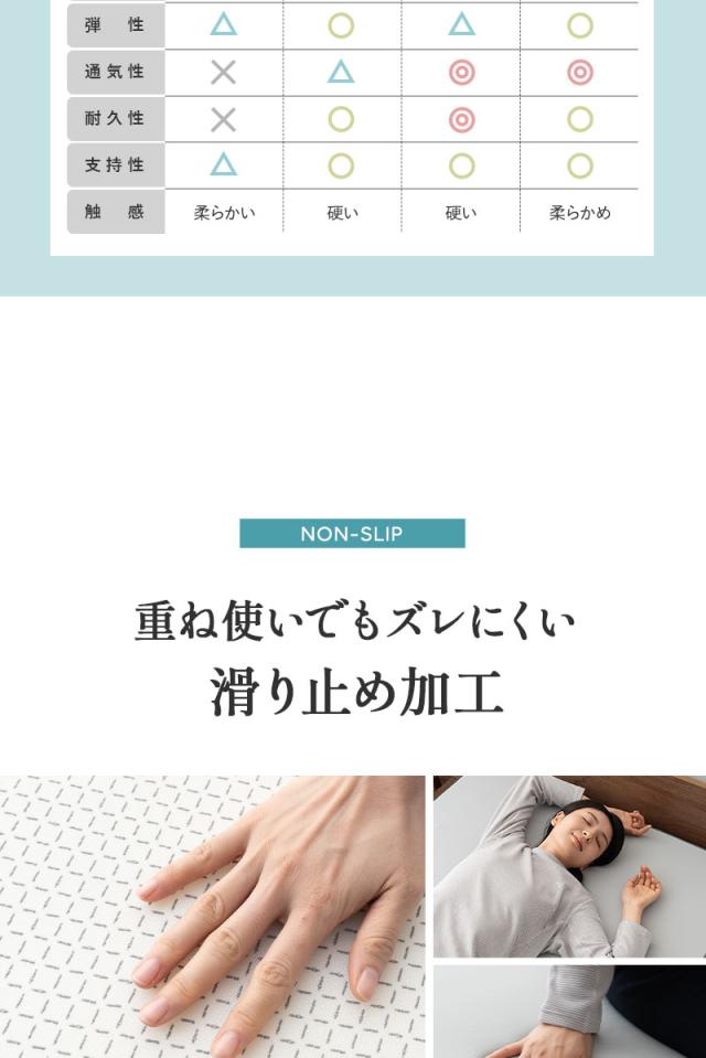 オーバーレイ マットレス トッパー 収納バッグ付き LEVIA