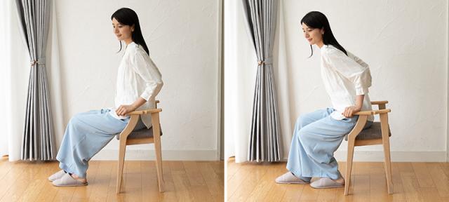 靴の脱ぎ履きがしやすい サポートチェア 玄関椅子 腰掛け 完成品 肘付き グラつき防止