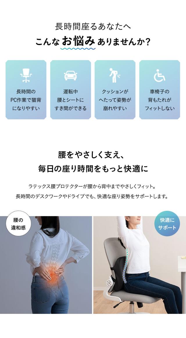 ラテックス 腰プロテクター 固定バンド付き Well Doctor