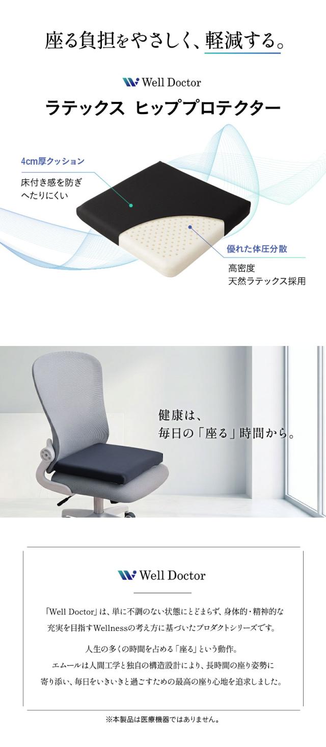 ラテックス 腰プロテクター 固定バンド付き Well Doctor