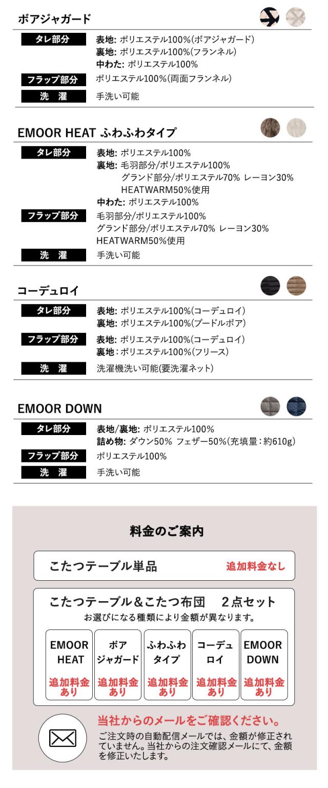 こたつ2点セット 幅120cm 長方形 ソファ用 こたつ布団 テーブル やぐら DIVANO