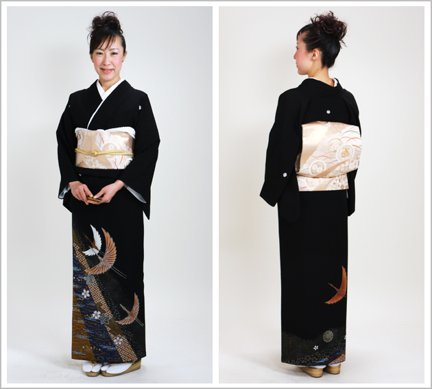 留袖 レンタル NT-736 黒留袖フルセット 結婚式 50代 60代 送料無料 留袖 レンタル NT-736 黒留袖フルセット 結婚式 50代 60代 送料無料の