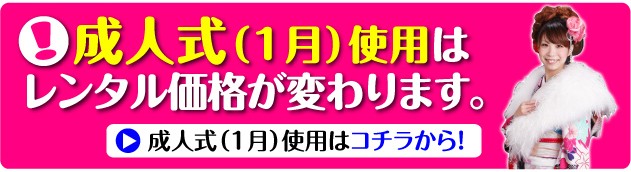 成人式レンタル