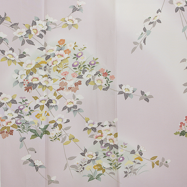 訪問着 レンタル 正絹 付下げ パープル NT-8005 お宮参り お茶会 送料無料 訪問着 レンタル 正絹 〔トールサイズ 〜175cm〕付下げ パープル NT