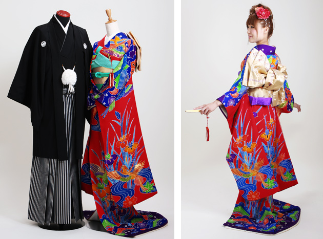 引き振袖レンタル 赤 色振袖 黒引き振袖 NT-37 花嫁 送料無料の通販は