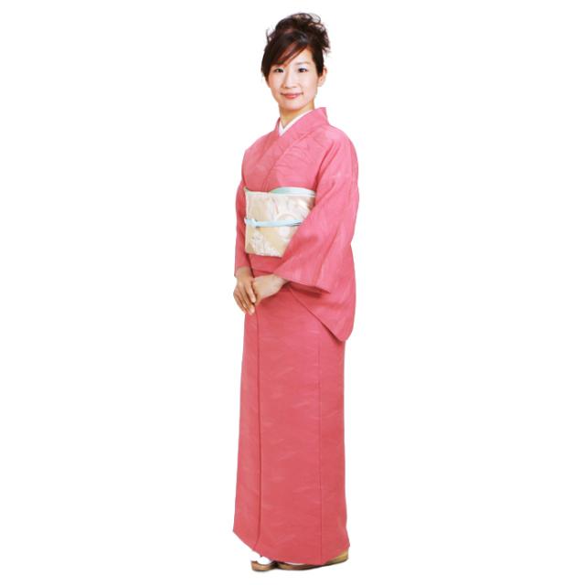 色無地 レンタル 袷〔10月〜5月向き〕ショッキングピンク色 お宮参り 送料無料 NT-32 色無地 レンタル 袷〔10月〜5月向き〕ショッキングピンク色 お宮参り
