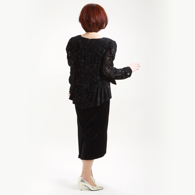 フォーマル レディース レンタル 結婚式 服装 13号-15号 大きいサイズ 黒 ワンピース kg0352b レディースドレス ゲストドレス 20代 30代 40代 送料無料 レンタルドレス一覧｜クレアローズ