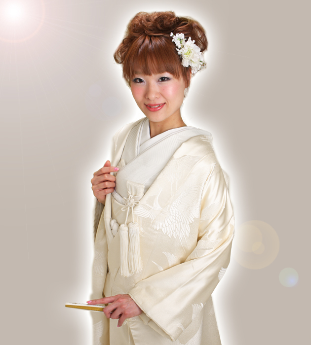 白無垢 レンタル タタキ入り鶴の柄 NT-604 紋付袴 花嫁衣装 送料無料 白無垢 レンタル タタキ入り鶴の柄 NT-604 紋付袴 花嫁衣装 送料無料の