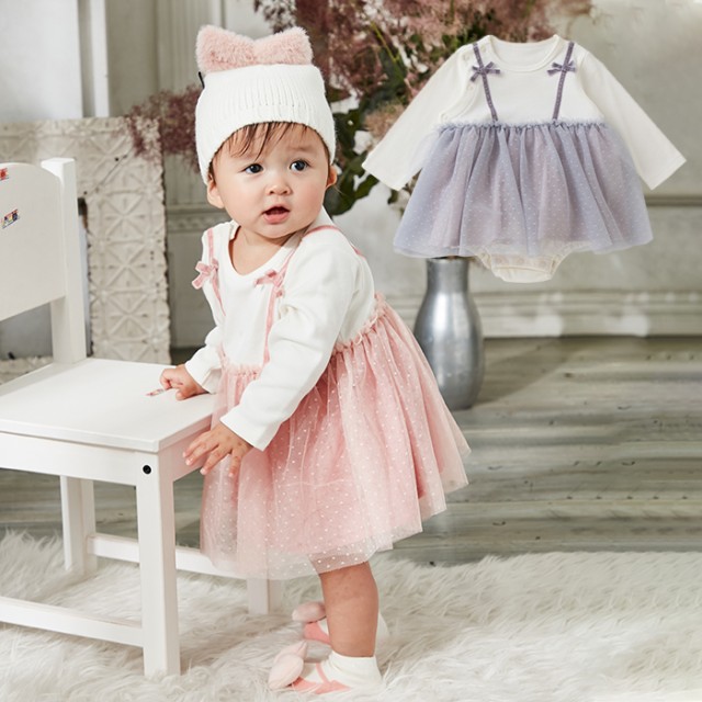 Ampersand チュールワンピボディ ベビー服 赤ちゃん 女の子 服