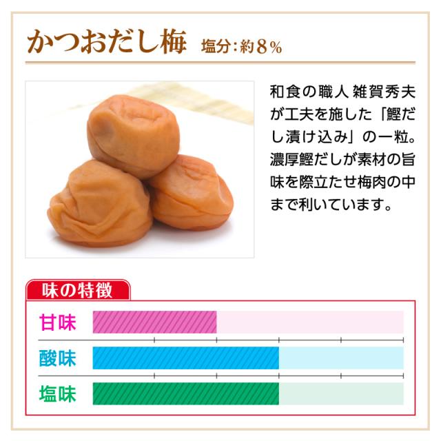 かつおだし梅 梅干し 紀州南高梅