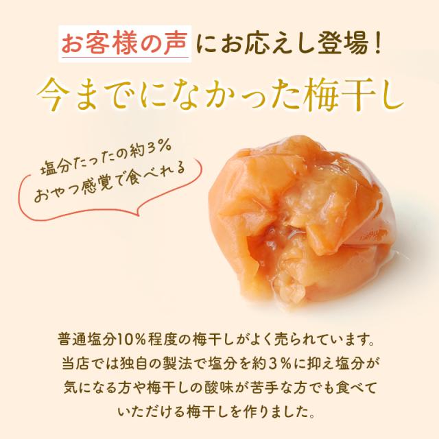 つぶれ梅 減塩はちみつ 訳あり 紀州南高梅