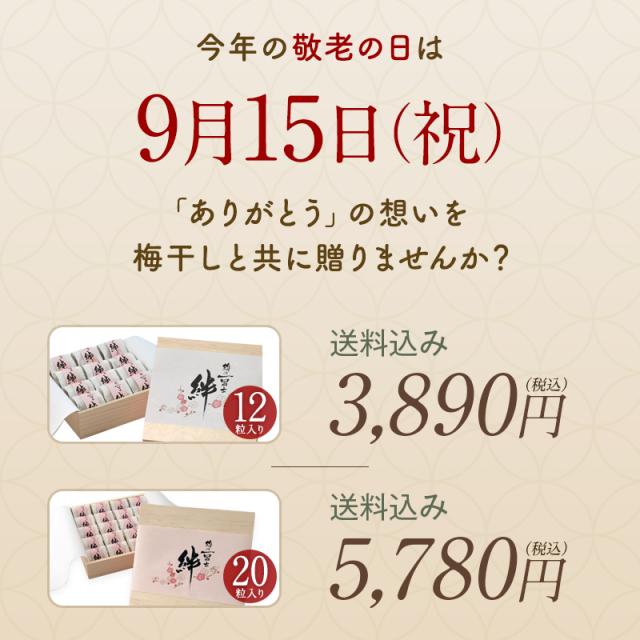 敬老の日,梅干し,うめぼし,ウメボシ,紀州南高梅,贈答