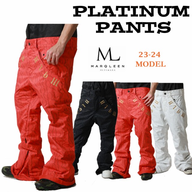 [早期予約] 23-24 MARQLEEN PLATINUM PANTS MQ04501 マークリーン スノーボードウェア プラチナム パンツ