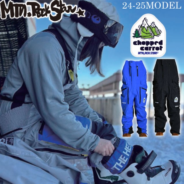 24-25 マウンテンロックスター ウェア Mtn. Rock Star [CHOPPED CARROT S PANTS] チョップド キャロット  エス つなぎ MOUNTAIN ROCK STAR マンロク ウエア パンツ ユニセックス スノーボード スノーウェア 日本正規品の通販はau PAY  マーケット - フォローズsurf&snow ...