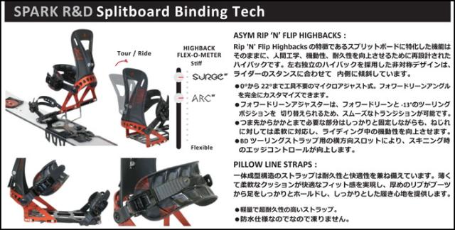 予約商品] 26-27 SPARK R＆D ビンディング ARC ST スパーク アール