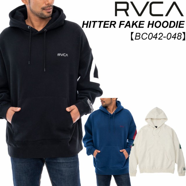 在庫限り] 2022 RVCA トレーナー ルーカ BC042-048 HITTER FAKE HOODIE