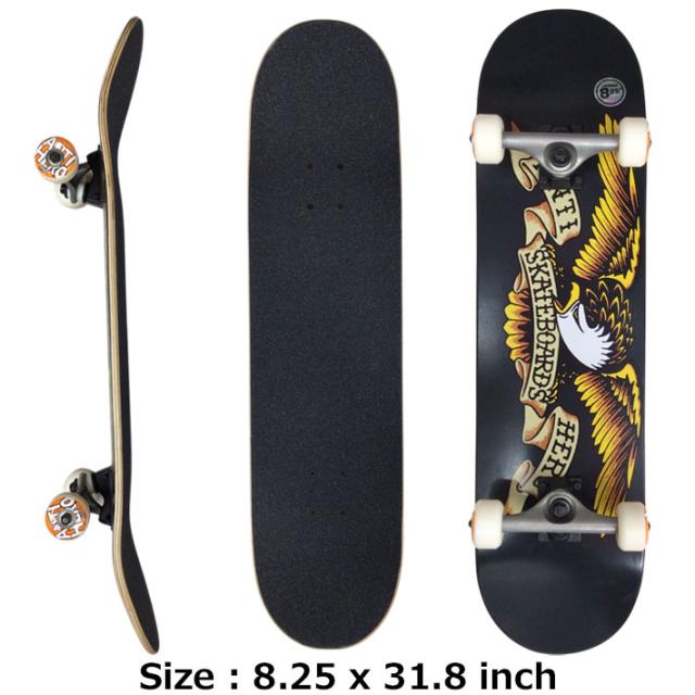 スケート コンプリート ANTI HERO アンチヒーロー スケートボード [AN-102] 8.25inch CLASSIC EAGLE スケボー パーツ SKATE BOARD DECK