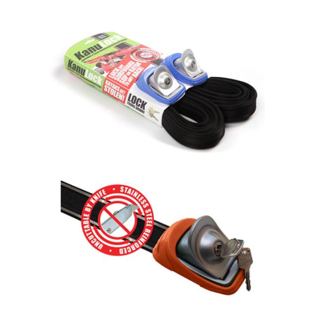 KANULOCK Tie-Down STRAPS タイダウンベルト LOCKABLE 盗難防止 サーフボード積載ストラップ 5.4m  18FT サーフィン 便利 車