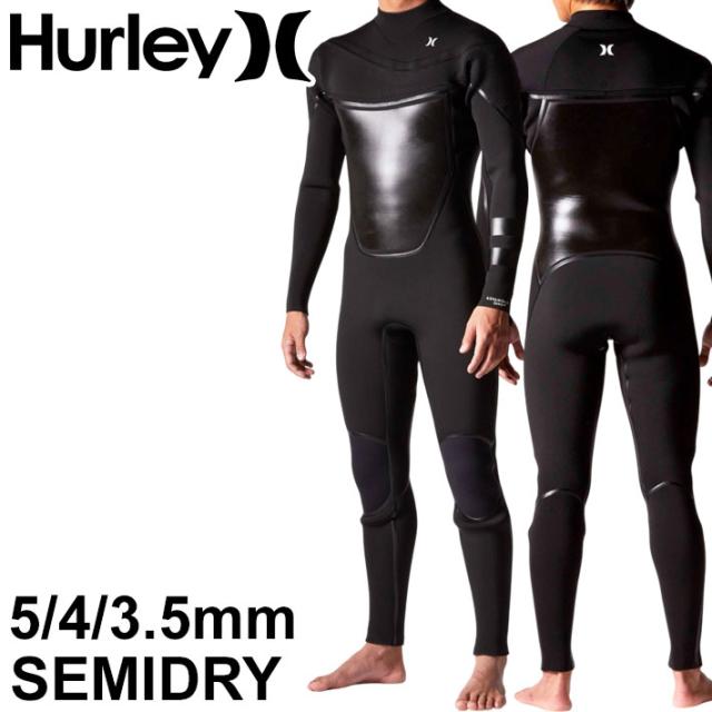 2025 Hurley ハーレー ウェットスーツ セミドライ フルスーツ メンズ 5mm×4mm×3.5mm [JCV2506] CHEST ZIP ADVANTAGE EVO サーフィン 冬用