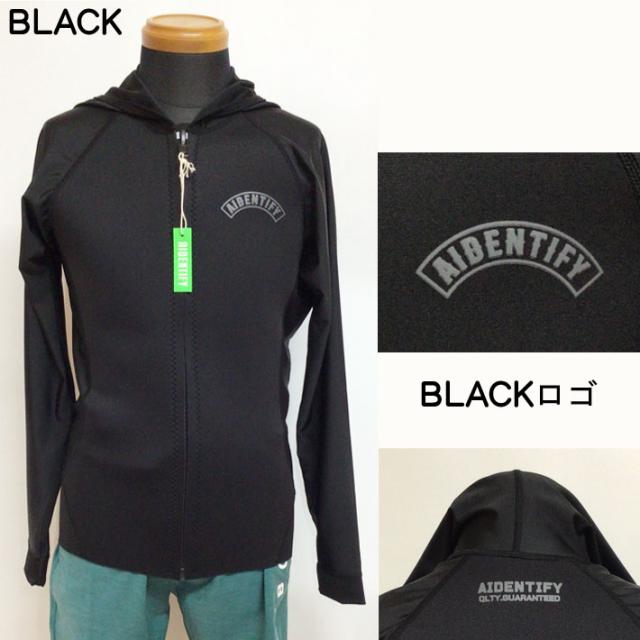 [現品限り] 2025 AIDENTIFY アイデンティファイ ウェットスーツ ジャケット 1.5mm Combination Hoody Jackets メンズ  サーフ ジャケット タッパー ラッシュガード UPF50+ 国内生産