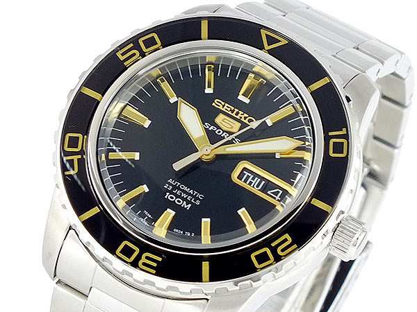 腕時計 メンズ セイコー Seiko セイコー5 Seiko5 オートマチックダイバーズウォッチ 自動巻き Snzh57k1 ブラックの通販はau Pay マーケット Pochitto