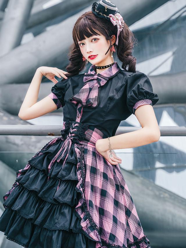 アイドル衣装⋆⸜おもちゃみたいなJSK・へドレ付き⸝⋆ Amazon.co.jp: 【Sanjucos】 アイドル衣装 ゴシック 黒 ブラック