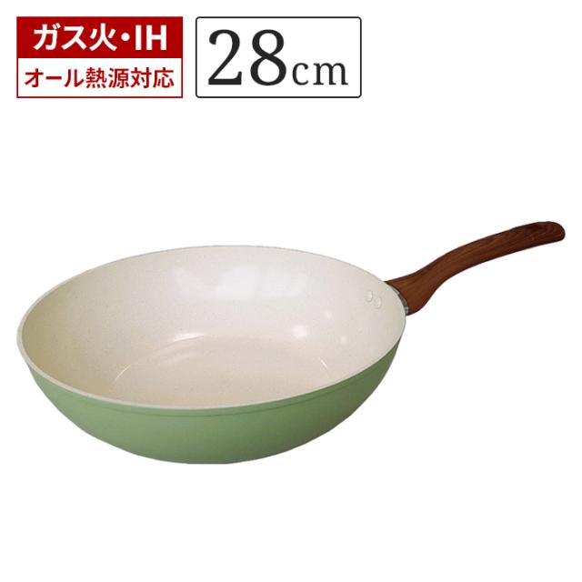 セラミーク ◆ IH対応 いため鍋28cm